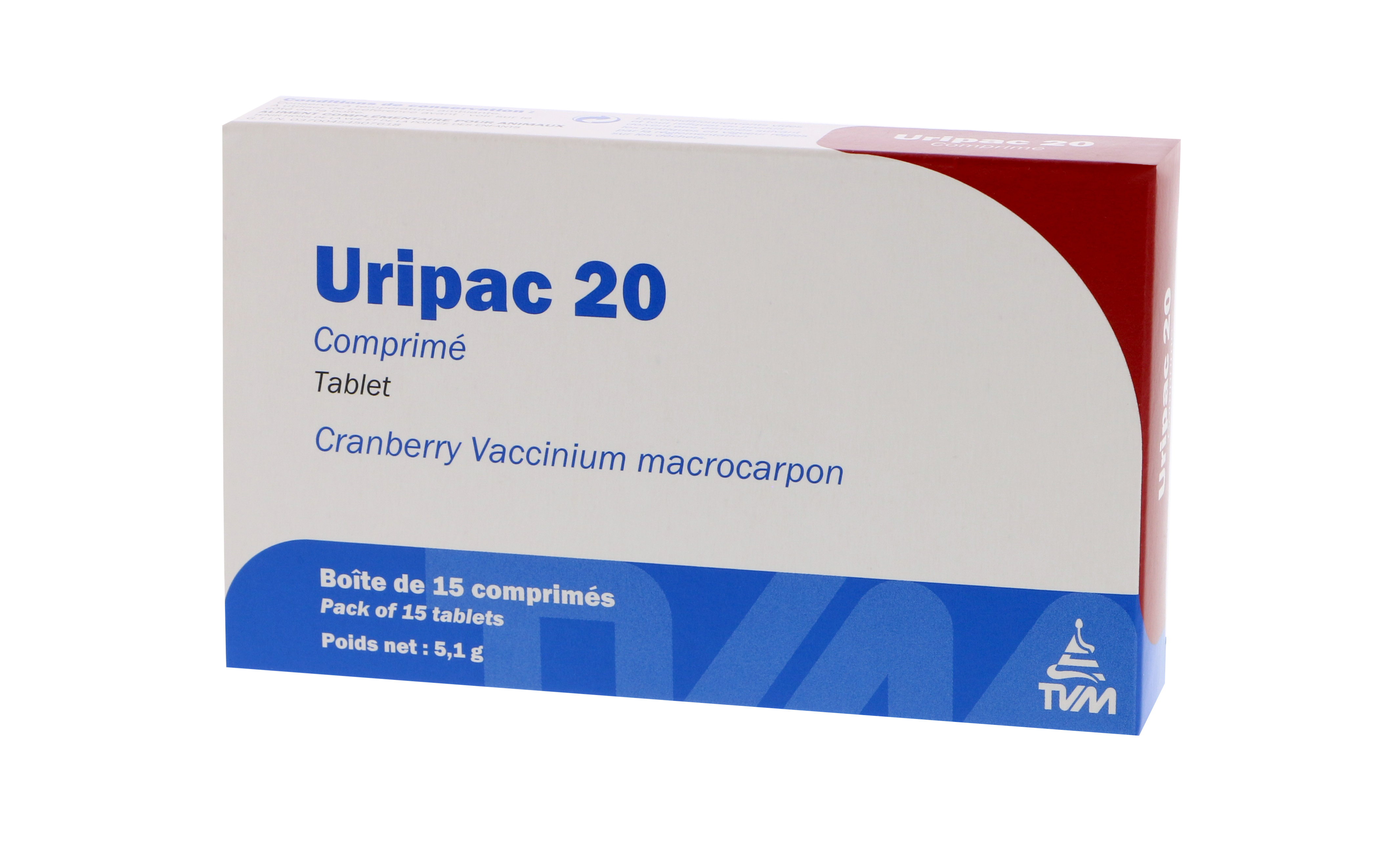 URIPAC 20 MG   b/15      cpr *